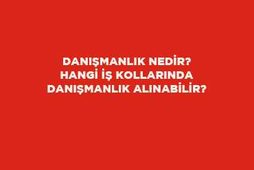 Danışmanlık Nedir? Hangi İş Kollarında Danışmanlık Alınabilir?
